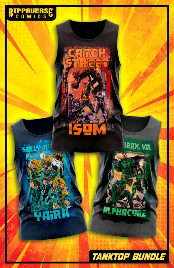 Rippaverse Tank Top Bundle, Summer Collection Tank Tops, Isom Tank Top, Yaira Tank Top, Alphacore Tank Top, Rippaverse Apparel, Summer Clothing